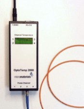 thermomètre à fibre optique
